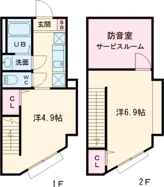 T s CuoreMUSE東長崎の間取り写真