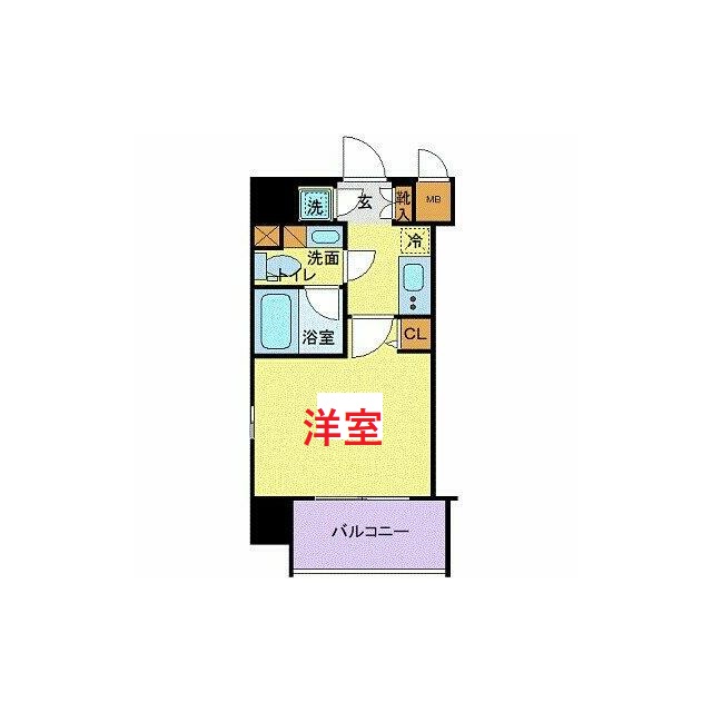 ＪＲ京浜東北線 大森駅 徒歩5分 14階建 築21年の間取り写真