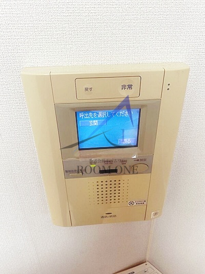 セキュリティ　モニター付きインターホンです。