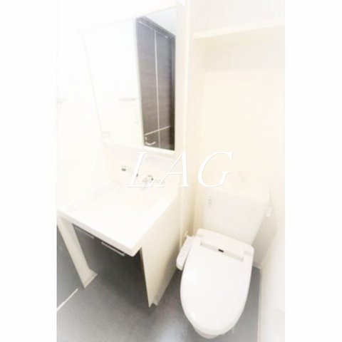 洗面設備　洗面台です。