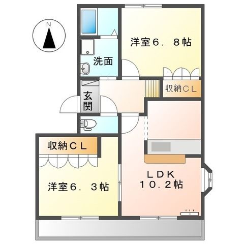 グリーンビレッジの間取り写真