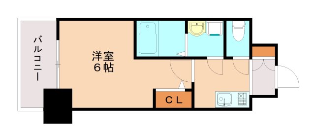 エスリード神戸兵庫駅アクアヴィラの間取り写真