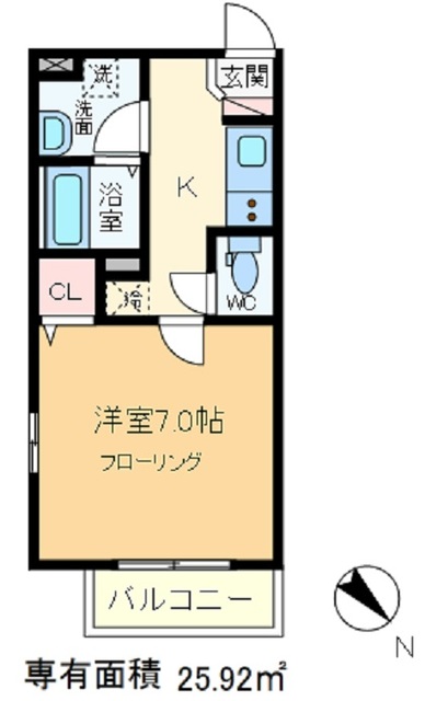 アイセイ レジデンスの間取り写真