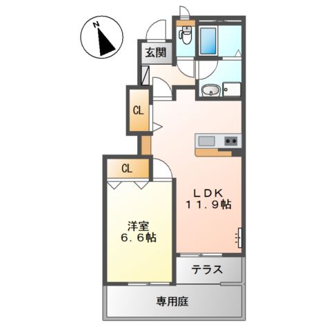 ヴェルモンドの間取り写真