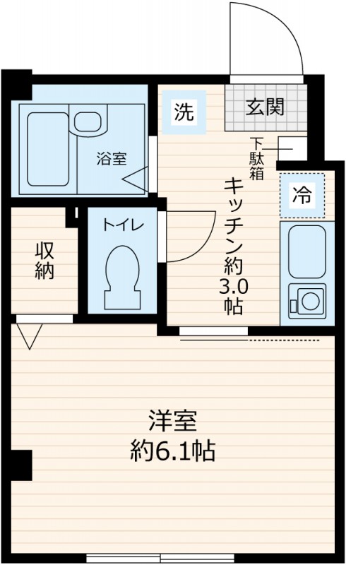 クレセール雅の間取り写真