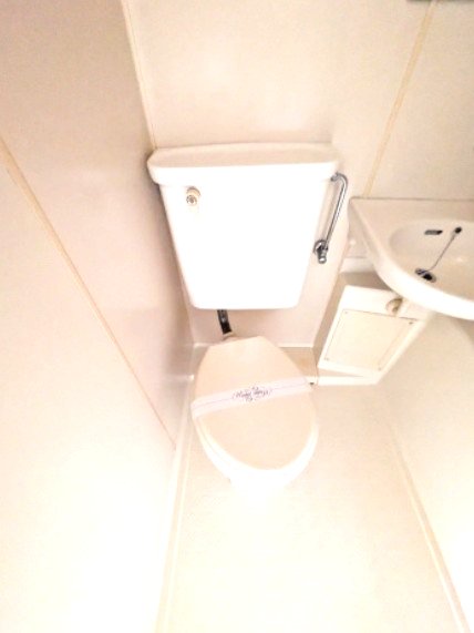 小田急線 鶴川駅 徒歩10分 2階建 築38年のトイレ写真