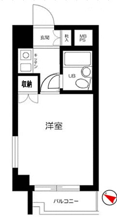 ライオンズマンション三軒茶屋第6の間取り写真