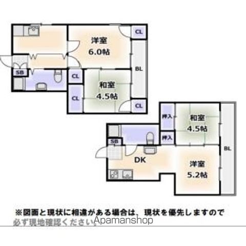 ビスタ四天王寺の間取り写真