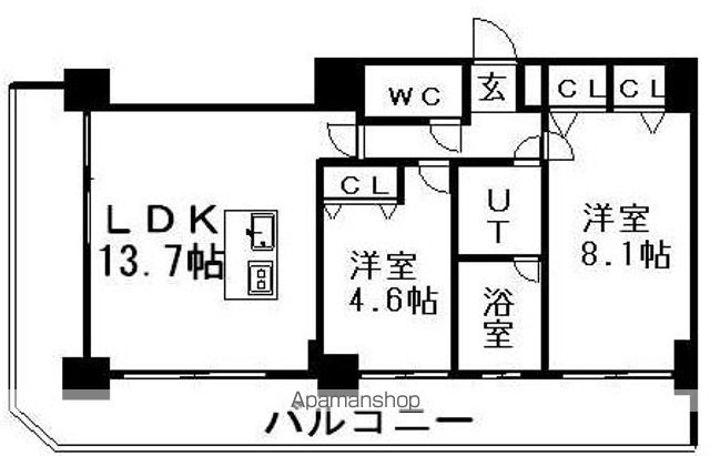 グランドタワー札幌の間取り写真