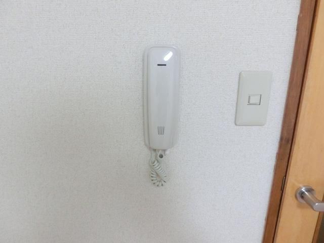 セキュリティ　インターホンです