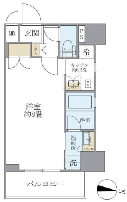 レクシード両国駅前の間取り写真