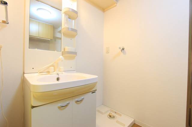 洗面設備　シャンプードレッサーもついてます