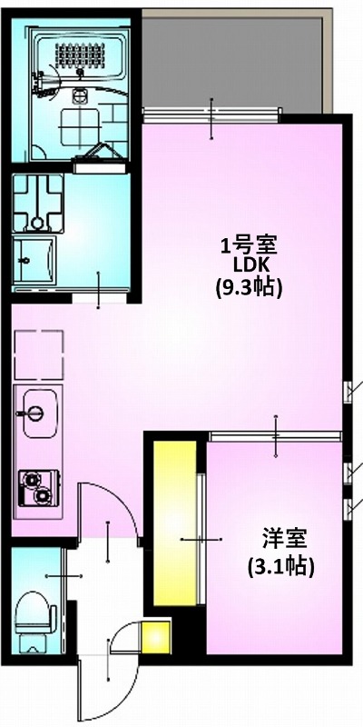 REGALEST 川越南大塚の間取り写真