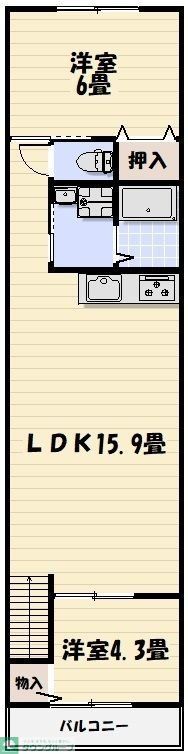 Like高野山C棟の間取り写真