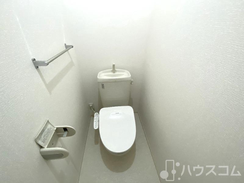 トイレ　温水暖房便座です！