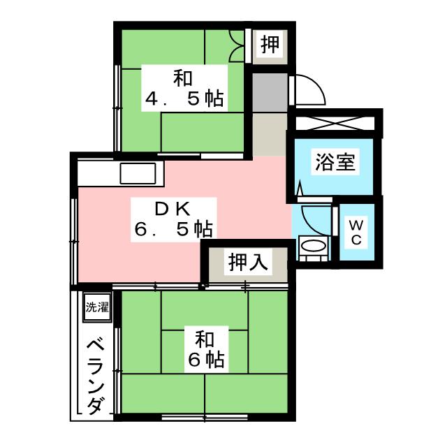 【パルハウス東新井の間取り】