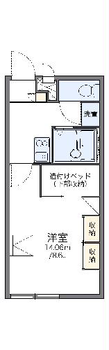 レオパレスＰＲＩＭＲＯＳＥIIの間取り