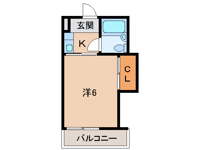 フジハイツ打田の間取り