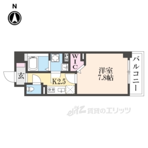 橿原市葛本町のマンションの間取り