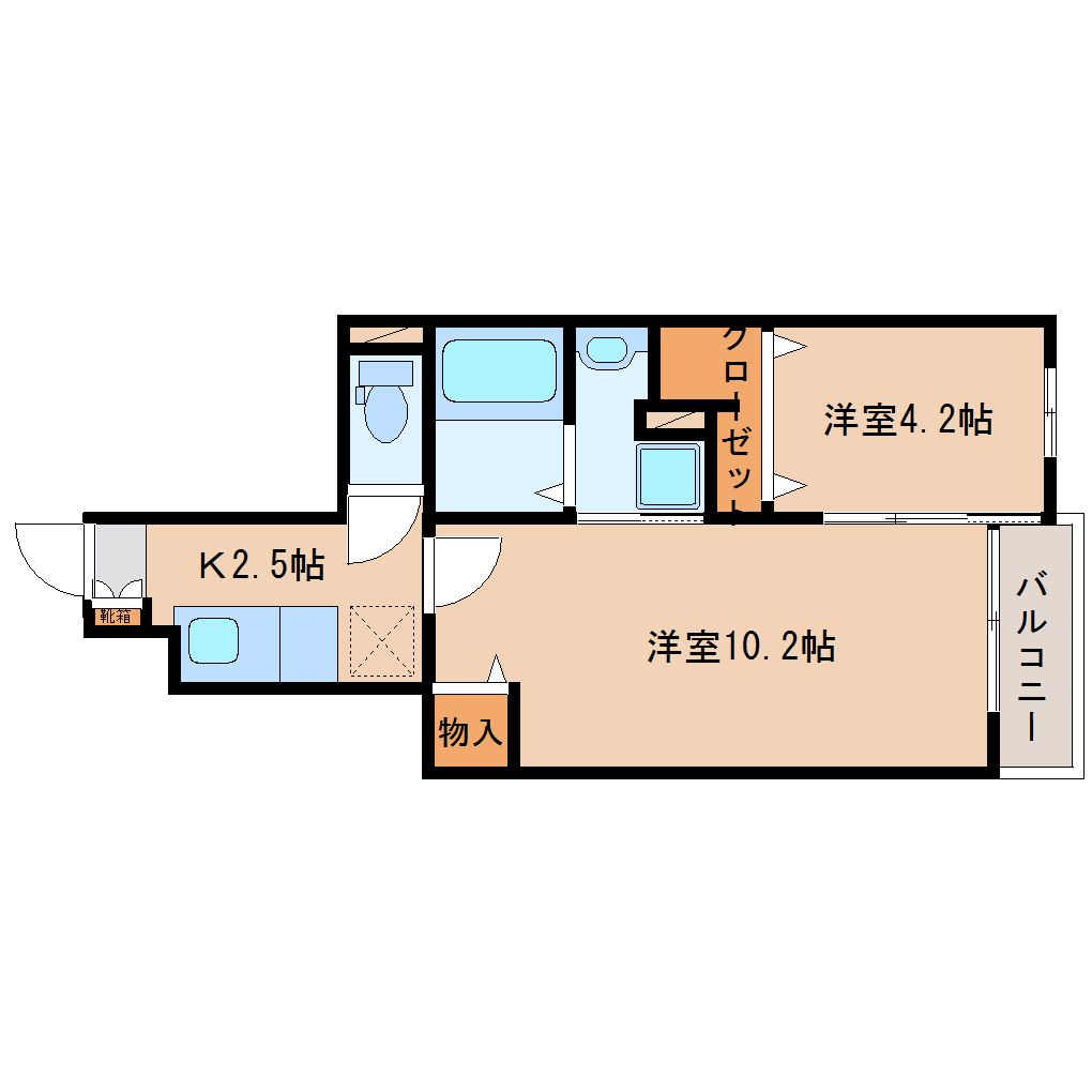 グレイスナラヤマの間取り