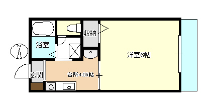 コーポ橋本の間取り