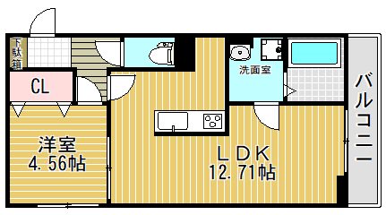 The Bonds　北中小路の間取り