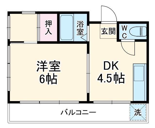 市川市入船のマンションの間取り