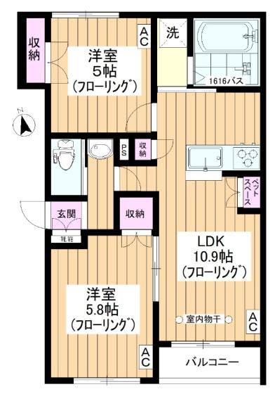 ハレレアの間取り