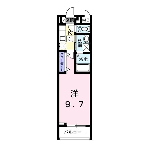 神奈川県座間市広野台１（アパート）の賃貸物件の間取り