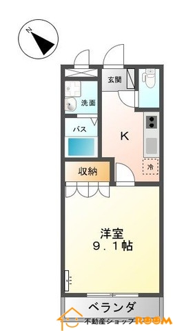 エバーハイム岩津の間取り