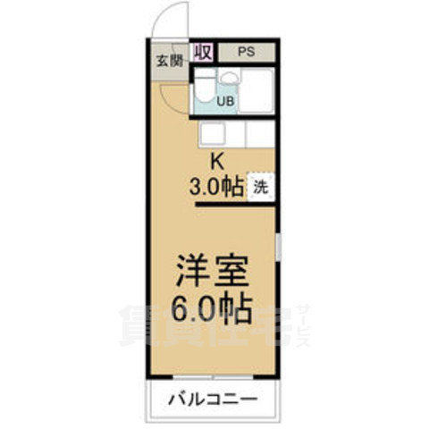 名古屋市千種区茶屋が坂のマンションの間取り