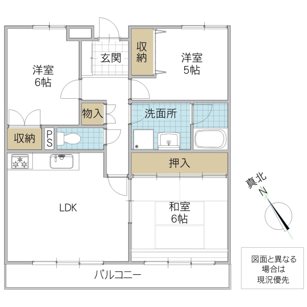 ファミーユ神明の間取り