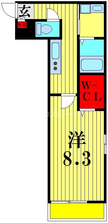 Tスクエア越ケ谷の間取り