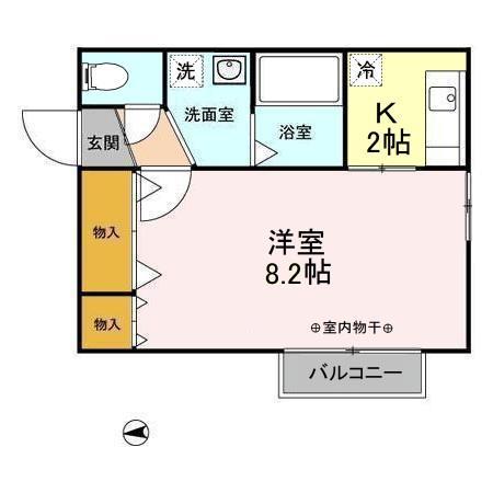 ウィルモア八柳の間取り