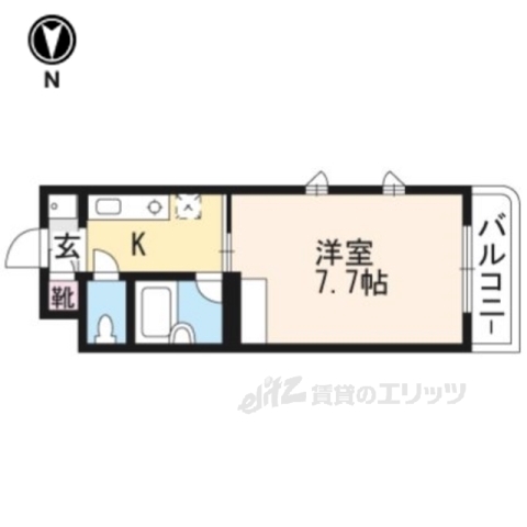 コンフォール中川の間取り