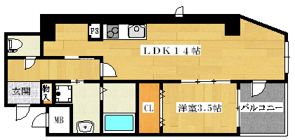 エトワール福町の間取り