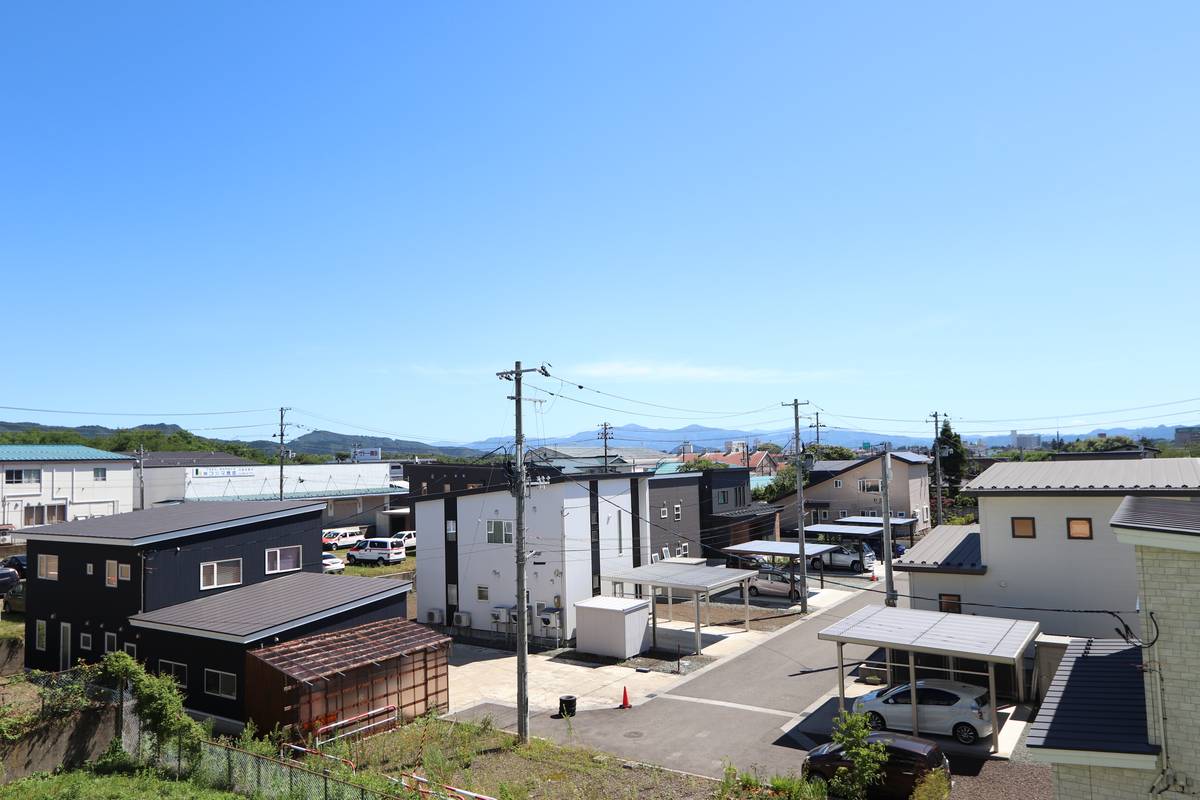 【大館市釈迦内のマンションの眺望】