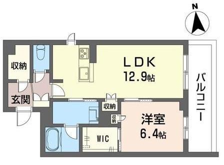 さいたま市緑区東浦和のマンションの間取り