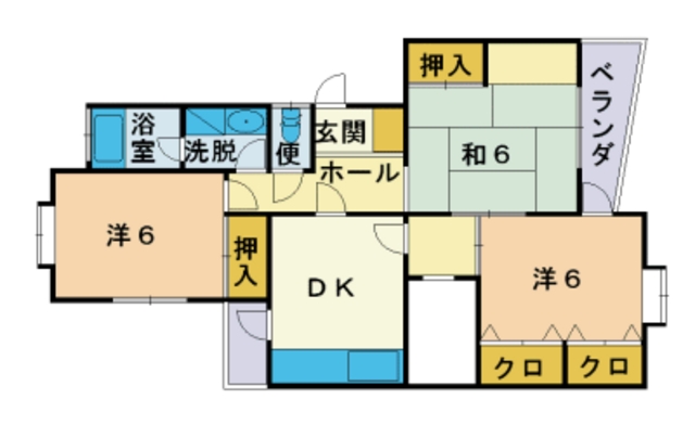 ロイヤルイン高宮の間取り