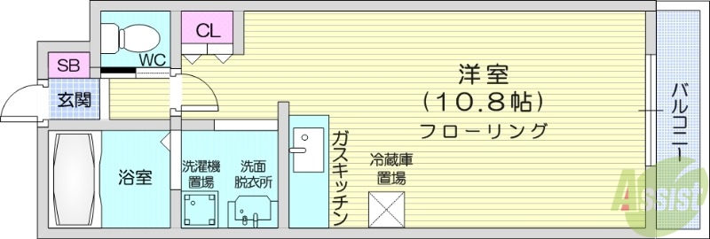 フィーノK1の間取り