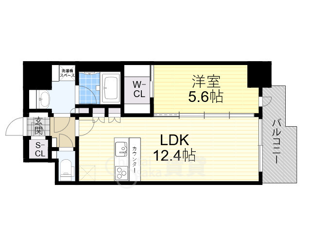 スプランディッド新大阪6の間取り