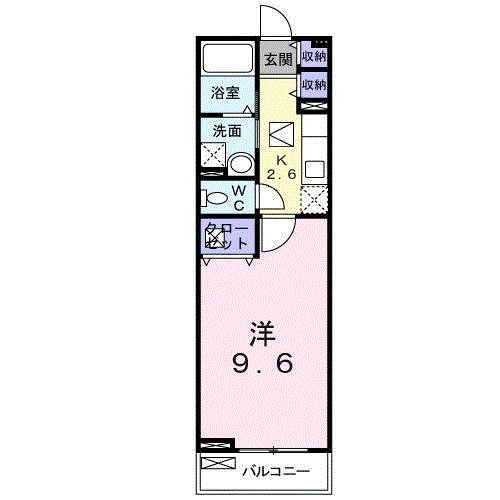 クレールの間取り