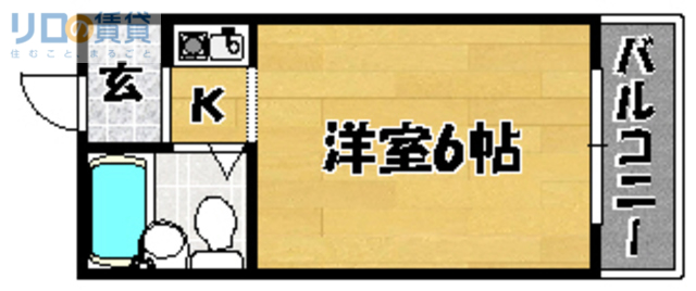 大阪市東淀川区菅原のマンションの間取り