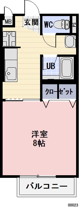 サンシャイン２１の間取り