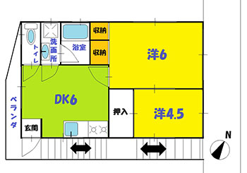 フィレンツェ緑町の間取り