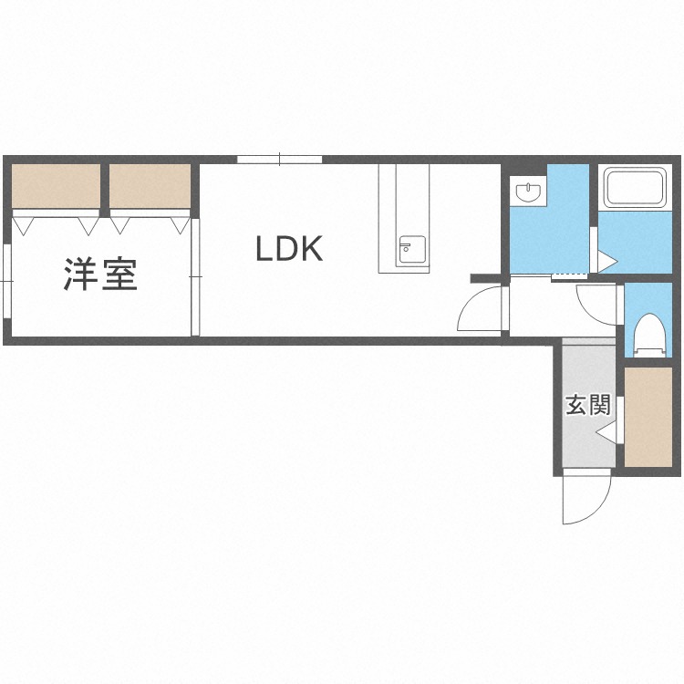 Ｆ／ＬＥＡＤ　Ｓ２３の間取り