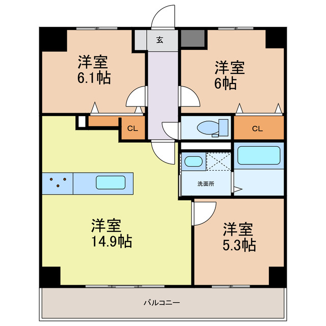 TOMOEグループ本社ビルの間取り