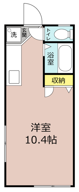 桐生市梅田町のアパートの間取り