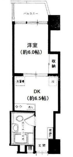 【門前仲町東豊エステートの間取り】