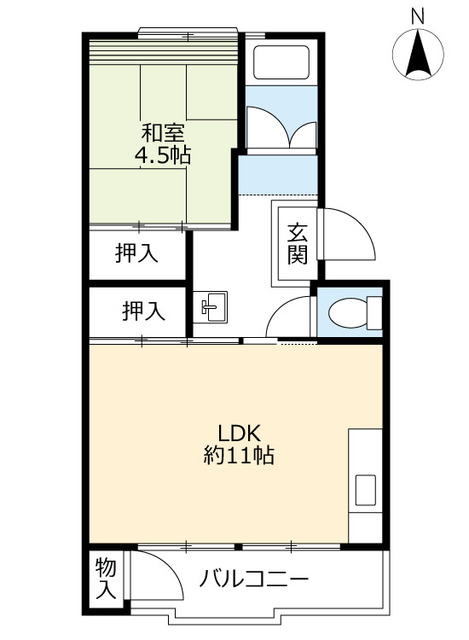 ＵＲ高森台の間取り